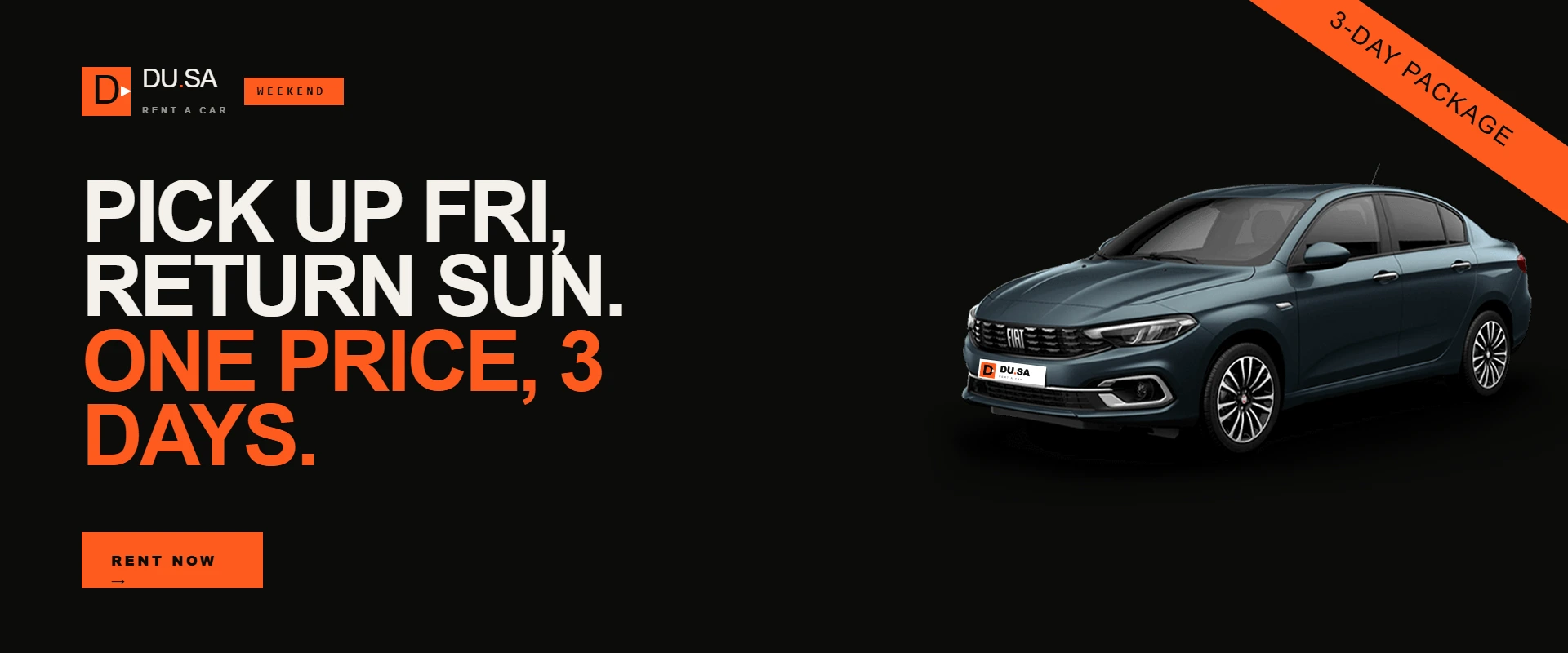 Weekend 3-Day Package – Friday 12:00 to Sunday 20:00, One Flat Rate